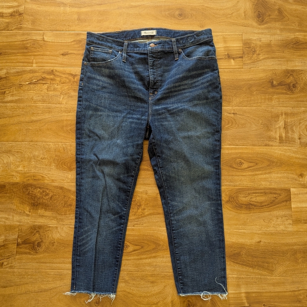 Madewell 10" High-Rise Skinny Ultra Crop Jeans Size 34